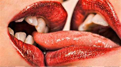 Wallpaper Kissing Lips - WallpaperSafari