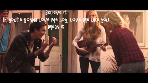 Kelsea Ballerini- Love Me Like You Mean It with Lyrics - YouTube