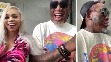 Dennis Rodman Tattoos Girlfriend's Face On Butt, Adds Self Portrait Too