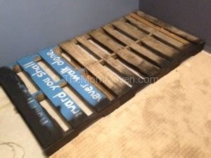 How to Make a Glowing Pallet Bed - The Mom Maven