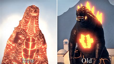 ThermoNuclear Godzilla Old Vs New Comparison! - Kaiju Universe - YouTube