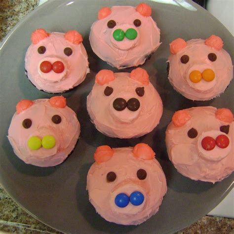 Pink Piggy Cupcakes