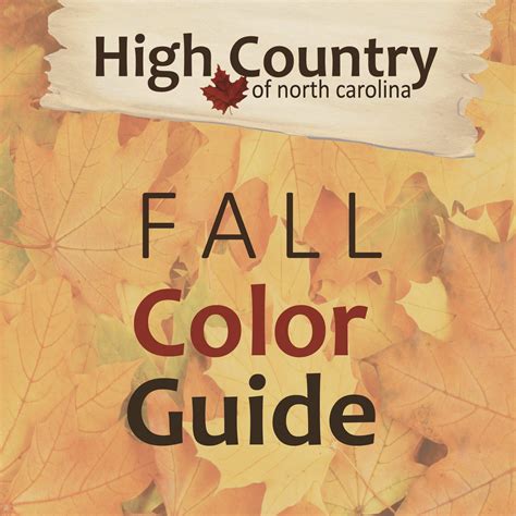 NC Mountains Fall Color Guide | Fall colors, Fall country, Nc mountains ...