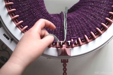 Sentro Knitting Machine Reversible Hat - Easy Instructions - AB Crafty