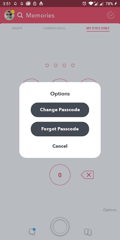 How to Set Up My Eyes Only on Snapchat 2020 for Android