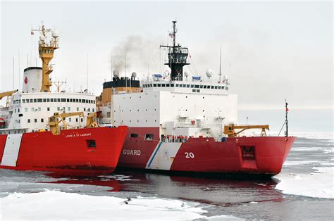 Canadian Coast Guard Ship Louis S. St-Laurent ties up to the Coast ...