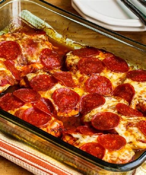 Pepperoni Pizza Chicken Bake | Punchfork