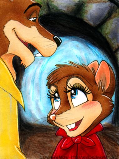 Mrs. Brisby and Justin by Vani-Fox on DeviantArt