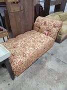 *NO STORAGE* Modern Upholstered Chaise Lounge - Dixon's Auction at Crumpton