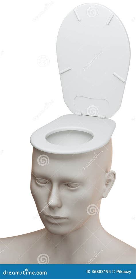 Head - toilet stock photo. Image of individuality, frustration - 36883194