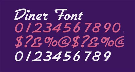 Diner free Font - What Font Is