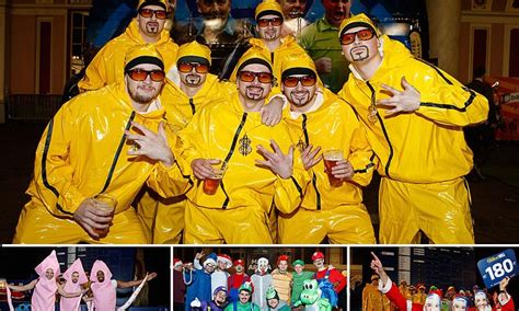 Darts fans go costume crazy for the World Championships | Daily Mail Online