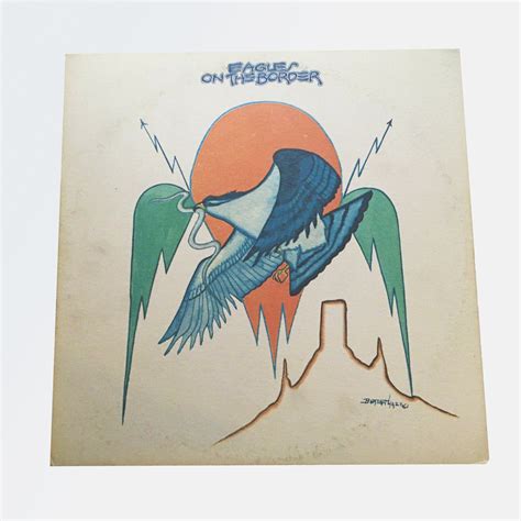 Vintage Eagles on the Border Album Vinyl LP Record 12 Original 1974 ...