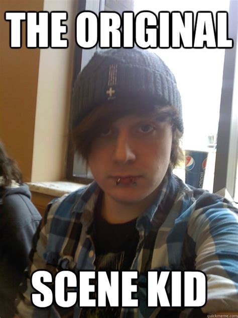 the original scene kid - deathcore dan - quickmeme