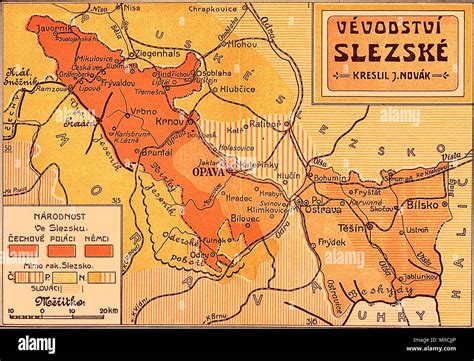 Silesia map hi-res stock photography and images - Alamy