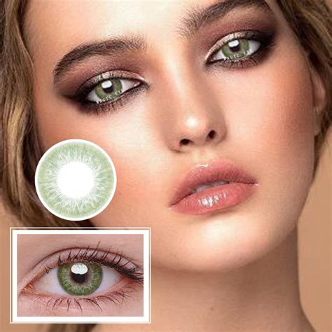eveVeye Light Green Prescription Contact Lenses