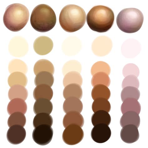 Skin Color Palette Drawing | Images and Photos finder