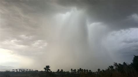 Record-breaking rainfall, 63-mph wind gusts hit Palm Springs