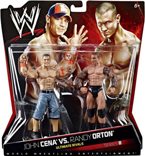 WWE Wrestling Series 8 Randy Orton vs. John Cena Action Figure 2-Pack ...