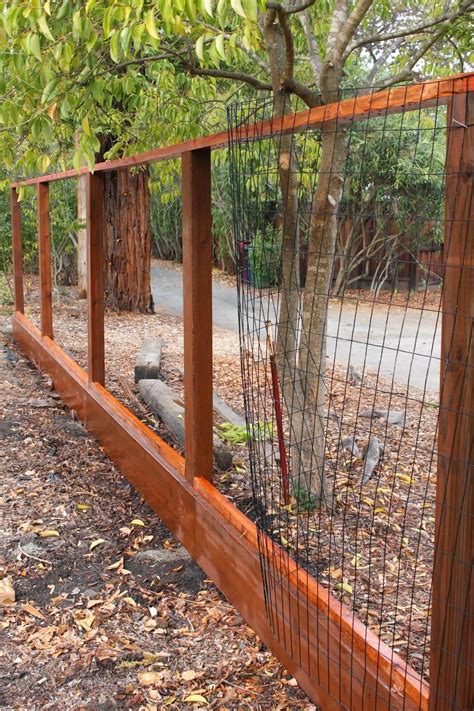 fence designs wood and wire - 24 Best DIY Fence Decor Ideas and Designs for 2020 - WoodsInfo