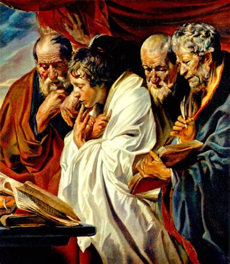 The Four Evangelists by Jacob Jordaens - Art Renewal Center