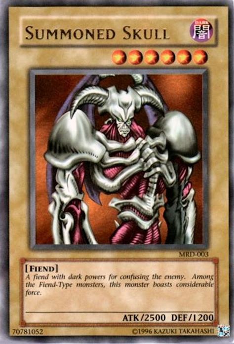 Yu-Gi-Oh Metal Raiders Single Summoned Skull Ultra Rare (MRD-003) | DA Card World