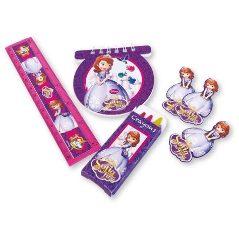 Disney Sofia the First Stationery Pack, Amscan 997170, Pack of 20 Pieces