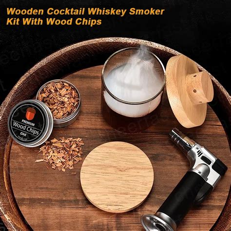 Great Wood Chips With Whiskey Wood Smoker Set And Smoker Infuser Kit ...