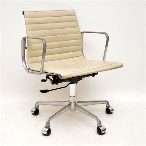 Original Vintage Leather Desk Chair by Charles Eames for ICF ...