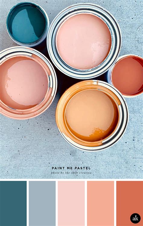 a pastel-paint-inspired color palette — Creative brands for creative people // Akula Kreative