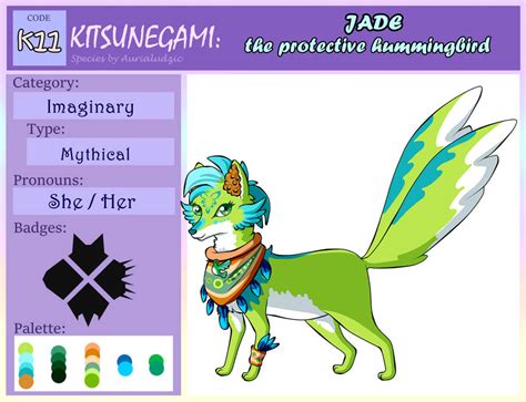 Kitsunegami ID Card Jade by LaDyMu on DeviantArt