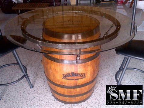 custom-metal-fab-jack-daniels-barrel.jpg (1492×1125) | Whiskey barrel table, Barrel table, Wine ...