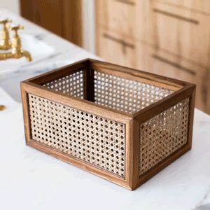 Cane Basket – Neat Method | Cane baskets, Cane furniture, Baskets for shelves