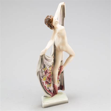 A porcelain figurine by Goldscheider, Vienna. - Bukowskis