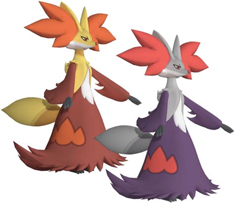 3DS - Pokémon X / Y - #655 Delphox - The Models Resource