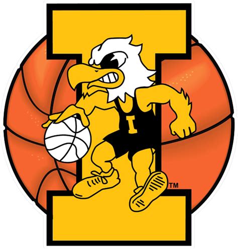 Iowa Hawkeyes Basketball Decal (Mascot)