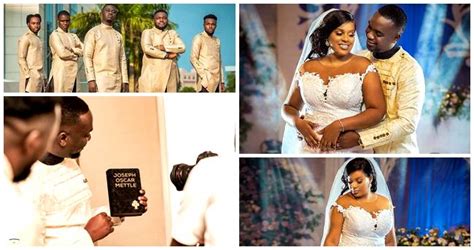 Joe Mettle Ties the Knot With Salomey Selassie Dzisa in White Wedding + PHOTOS - Gospel Empire Gh