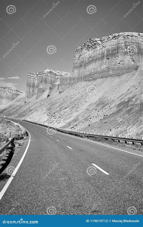 Scenic Mountainous Road, USA. Stock Photo - Image of mountainous, outdoors: 119619712