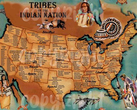 Maps Of Native America Native American Tribes Map Native American Map North American Tribes ...
