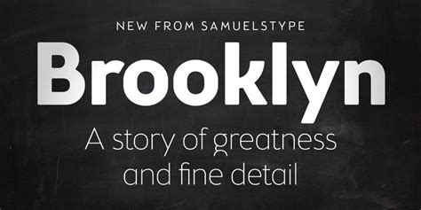 Brooklyn font | free download for WEB