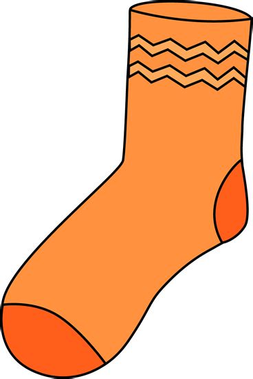 Orange Sock | Orange socks, Sock image, Jellyfish craft