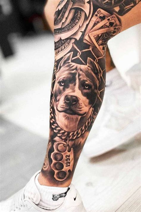 205+ Pitbull Tattoos Ideas and Designs (2024) - TattoosBoyGirl | Pitbull tattoo, Gangsta tattoos ...