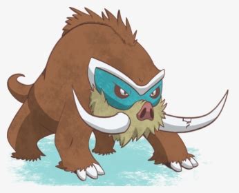 Pokemon Mamoswine Mega Evolution, HD Png Download , Transparent Png Image - PNGitem