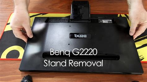 Benq G2220 Monitor Stand Removal - YouTube