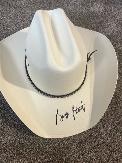 George Strait Signed White Cowboy Hat - Etsy