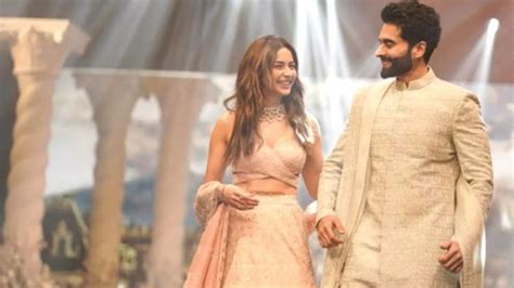 Rakulpreet Singh | Rakul Preet Singh and Jackky Bhagnani walk the ramp together in Hyderabad ...