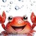 Cute Crab PNG Clipart Ocean Animals Sea Crab PNG Adorable Happy Crab Water Bubbles Sublimation ...