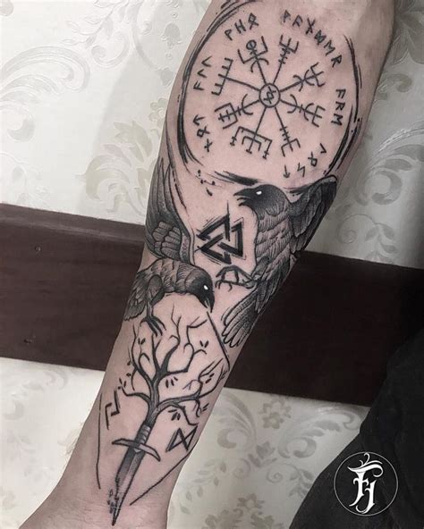 Criação 🖤 on Inspirationde | Rune tattoo, Tattoos, Sleeve tattoos