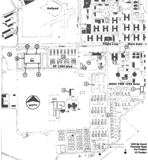 Tan Son Nhut Graphic Map.