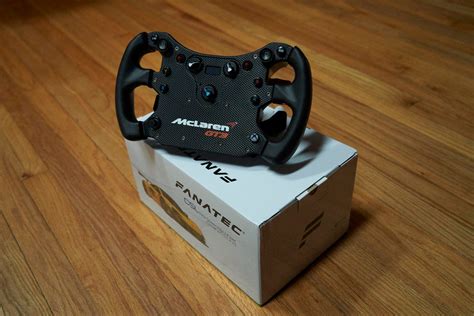 Fanatec CSL Elite Steering Wheel McLaren GT3 V2 in the flesh - CNET